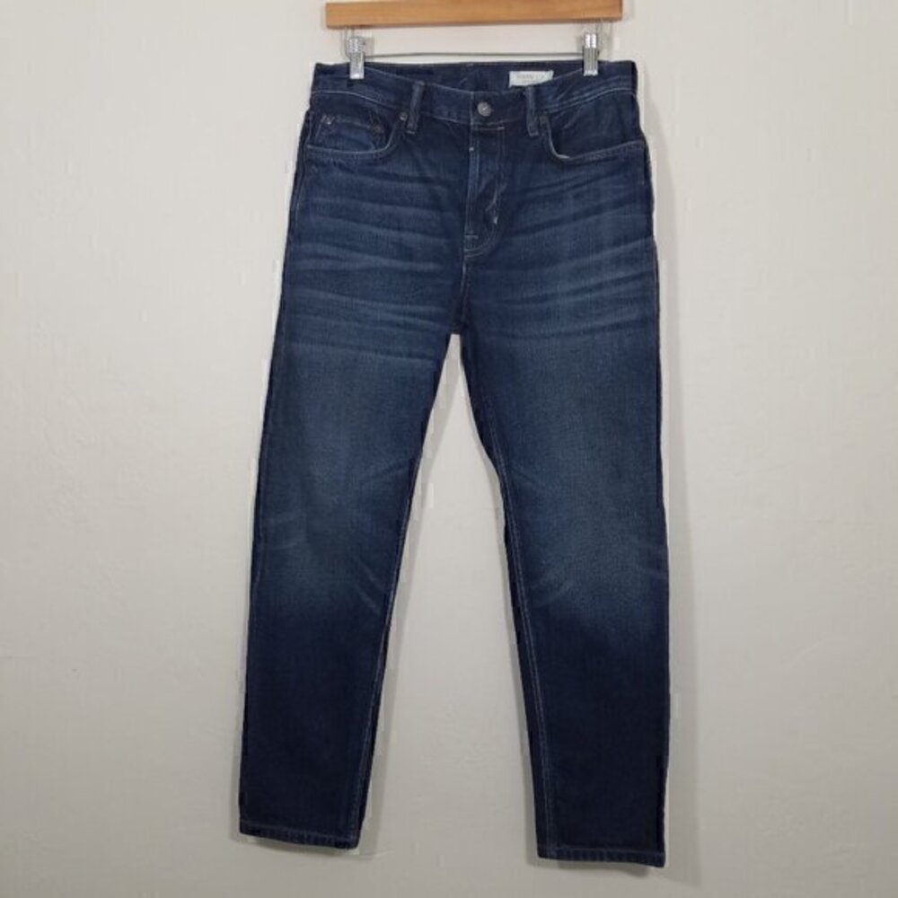 All Saints DEAN Button Fly Jeans Blue Size 30